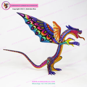 Original Oaxaca Art, Alebrije Dragón Veloz 1 - Imagen 6