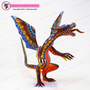 Original Oaxaca Art, Alebrije Dragón Veloz 2 - Imagen 5