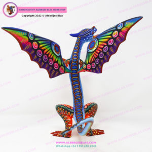 Original Oaxaca Art, Alebrije Dragón Veloz 3 - Imagen 4