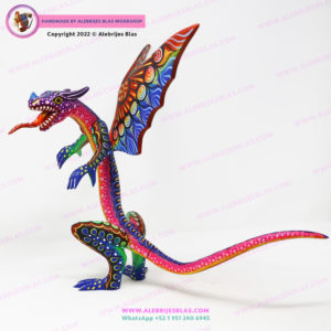 Original Oaxaca Art, Alebrije Dragón Veloz 5 - Imagen 3