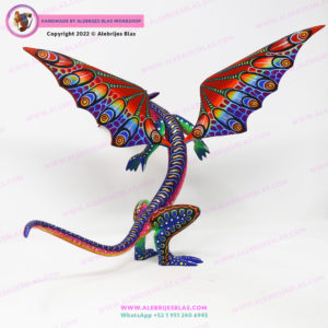 Original Oaxaca Art, Alebrije Dragón Veloz 5 - Imagen 4