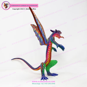 Original Oaxaca Art, Alebrije Dragón Veloz 5 - Imagen 5