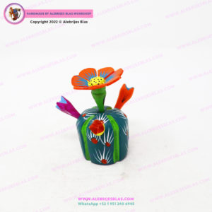 Escultura de Madera, Kit de 4 Alebrijes Bisnagas - Imagen 4
