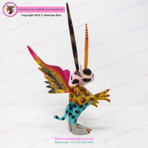Escultura de Arte Oaxaqueño, Alebrije Marcianito - Imagen 4