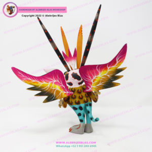 Escultura de Arte Oaxaqueño, Alebrije Marcianito - Imagen 3