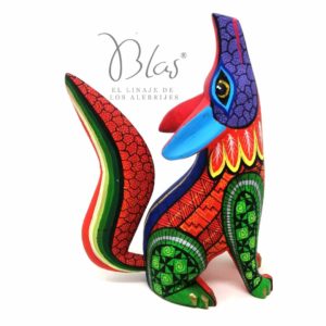 Coyote con simbología Zapoteca